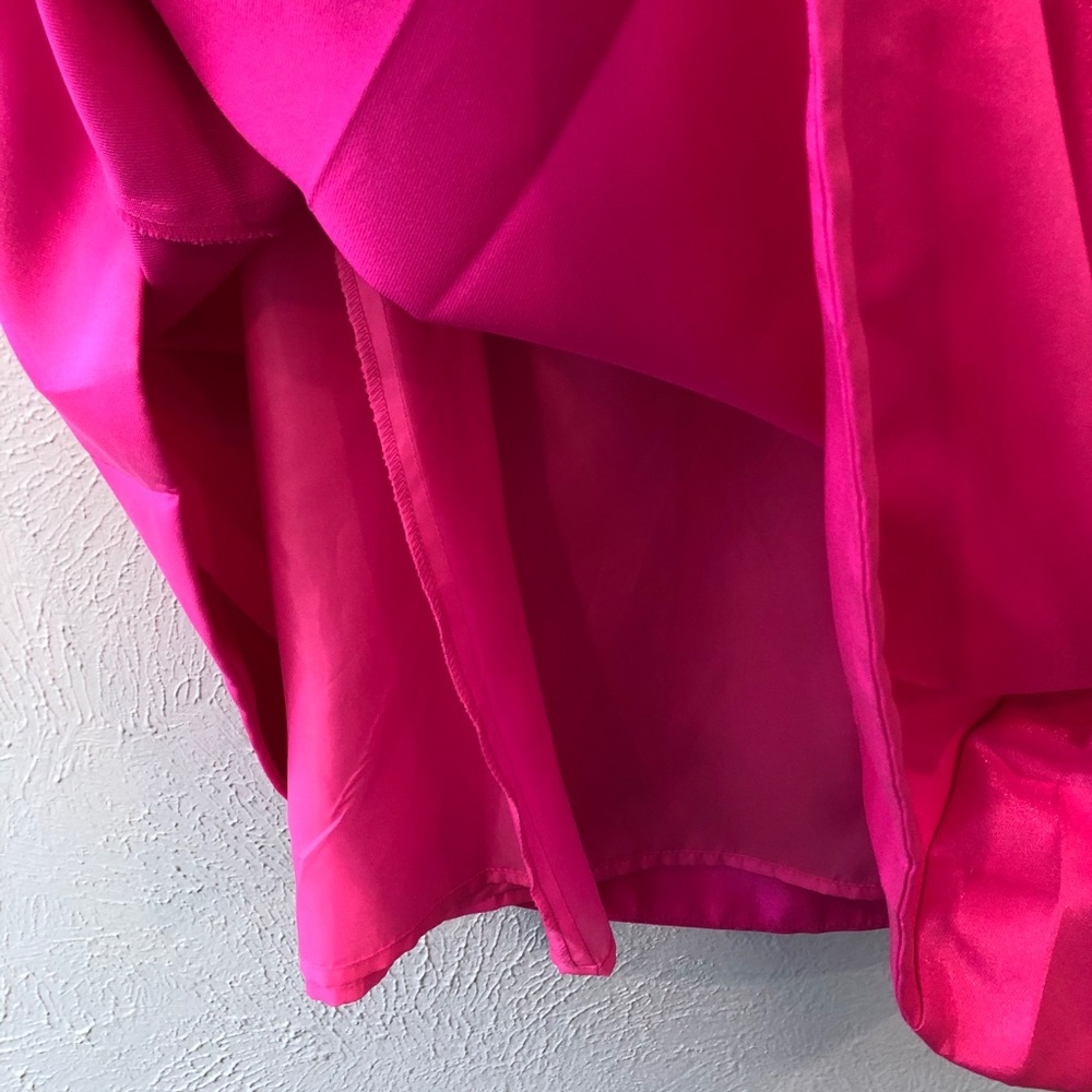 Kaya & Sloane satin pink fit and flare dress - Picture 10 of 13